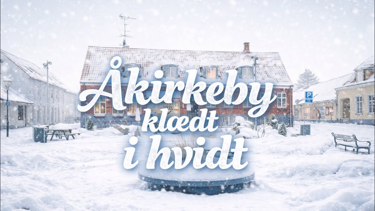 Aakirkeby i hvidt 