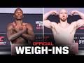 Adesanya Vs Pyfer Weigh Ins UFC Seattle
