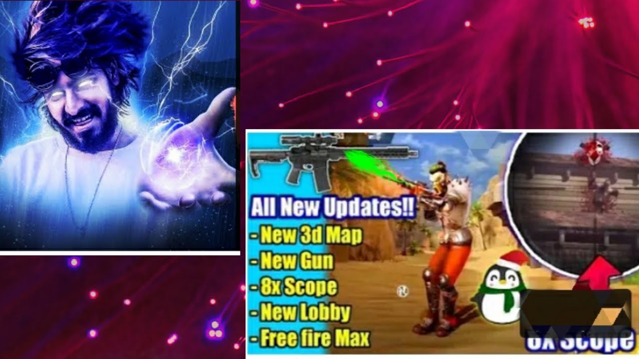 PART- 1 New free fire MAX @all details///new gun skin ,lobby