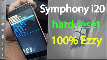Symphony i20 hard reset