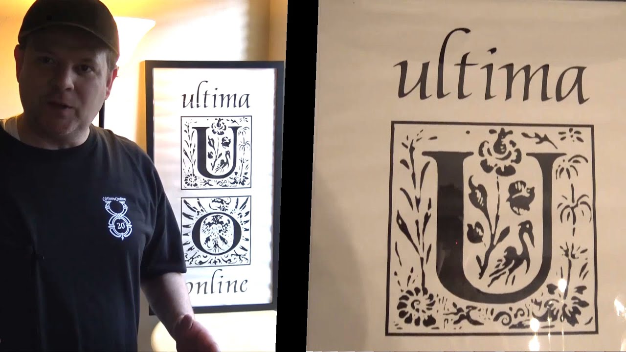The Oldest MMORPG Ultima Online Logo Banner In Gaming History 1996 UO ...