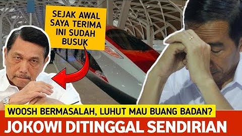 🔴LIVE‼️BILANG TERIMA WOOSH BERMASALAH SEJAK AWAL, LUHUT MAU BUANG BADAN? JOKOWI SENDIRIAN!