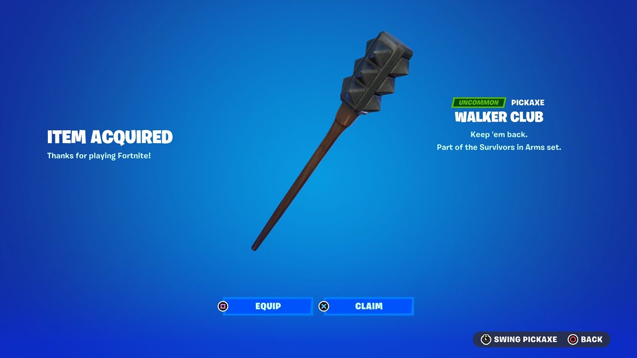 How To Get Walker Club Pickaxe NOW FREE In Fortnite! (FREE Walker Club