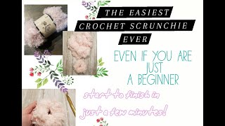 Easy Crochet Scrunchie Tutorial For Everyone! (Even Beginners)