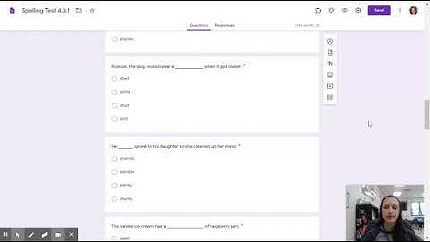 Spelling Test 4.3.1 - Google Forms