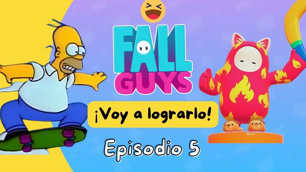 MOMENTOS ÉPICOS Y CAÍDAS INESPERADAS EN FALL GUYS- Episodio 5