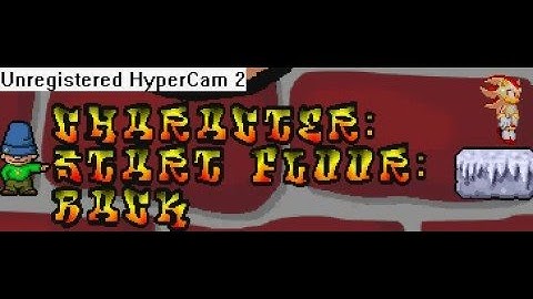 Characters and Floors of Icy Tower