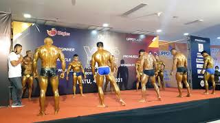 20210404 1410 Youth Fitness Club Body Contest 2021, 05 Professional Muscle, Pre Judging (Left)