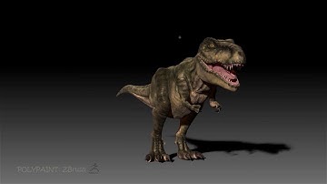T-REX (Tyrannosaurus) Modelling & Texturing