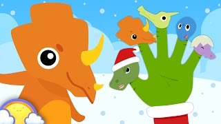 Christmas Dinosaur Finger Family | Finger Family Songs for Kids | CheeriToons