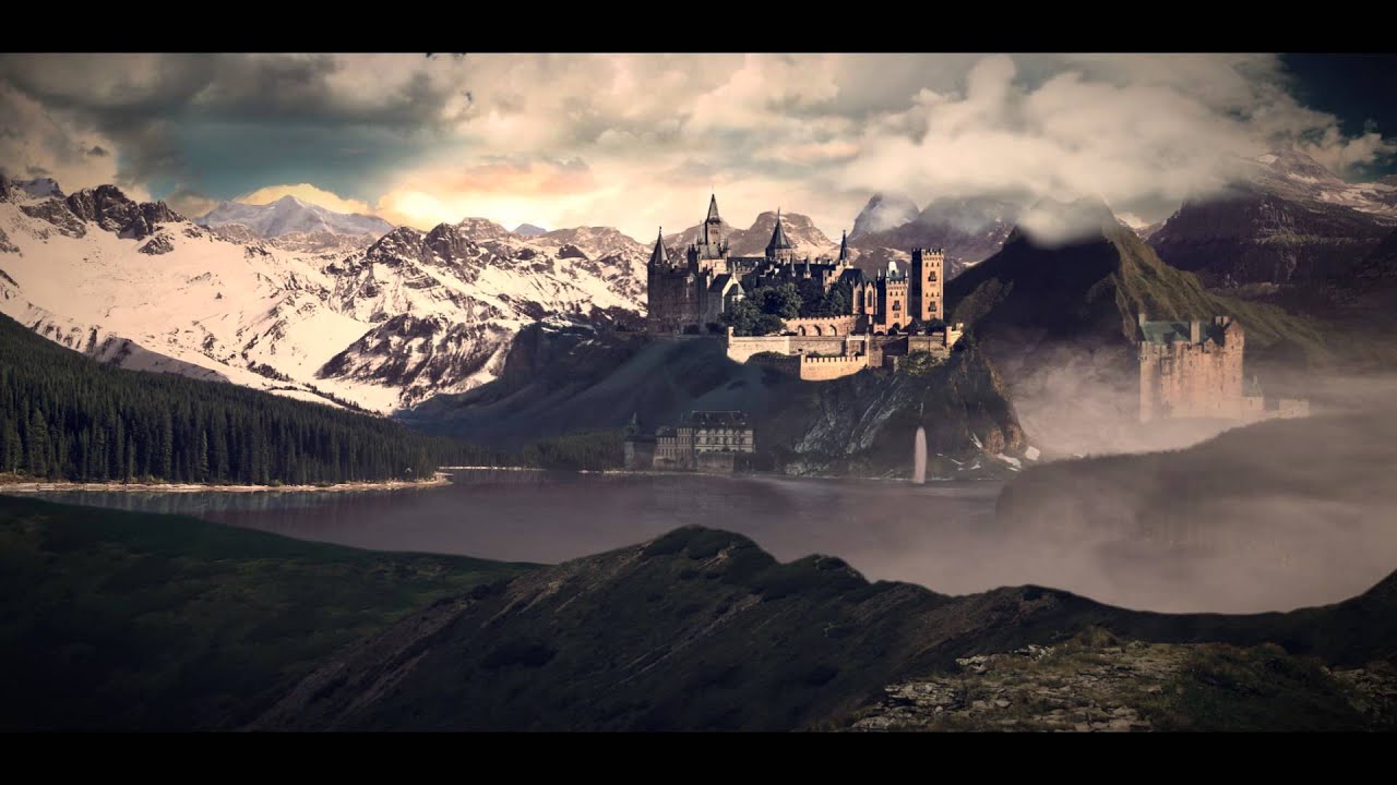 Matte painting Nuke8.0 terabithia