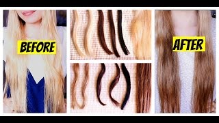 How To Naturally Darken Your Hair with COFFEE-Tried On Different Hair  Colors- Beautyklove - YouTube