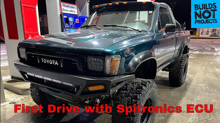 Toyota Pickup 1UZ VVTI Finish Spitronics ECU/First Test Drive