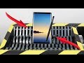 Experiment shredding samsung galaxy note 8 and toys so satisfyng  the crusher