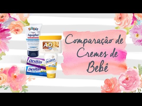 Comparação de Cremes de Assadura de bebê