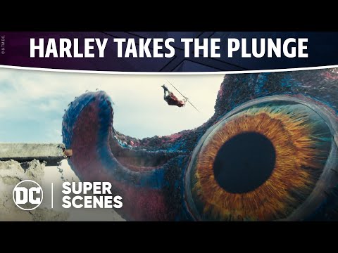 The Suicide Squad - Harley Takes The Plunge | Super Scenes | DC
