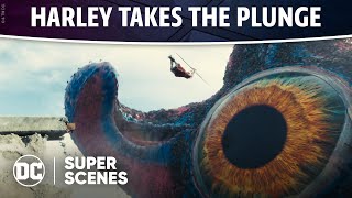 The Suicide Squad - Harley Takes The Plunge Super Scenes Dc