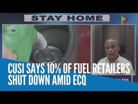 Cusi says at least 10% of fuel retailers shut down amid ECQ