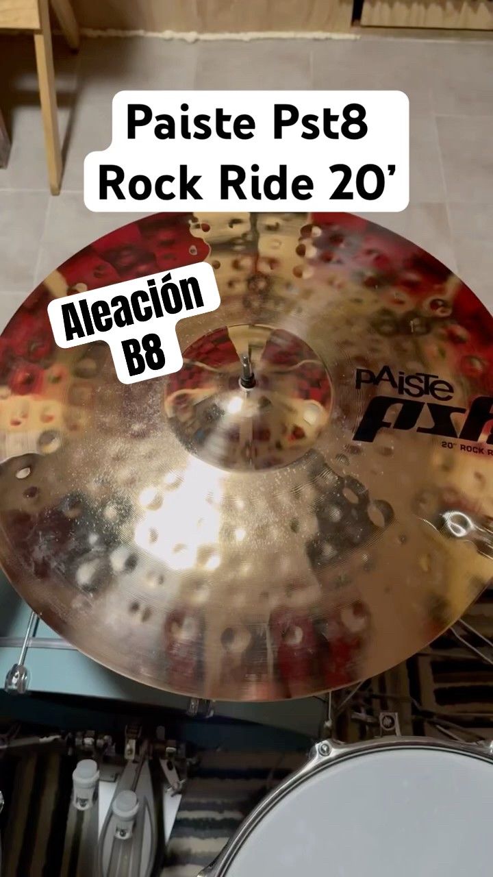 Paiste Pst8 Rock Ride 20' (Lo subo de nuevo porq se subió Paiste Pst8 Rock Ride 20' (Lo subo de nuevo porq se subió