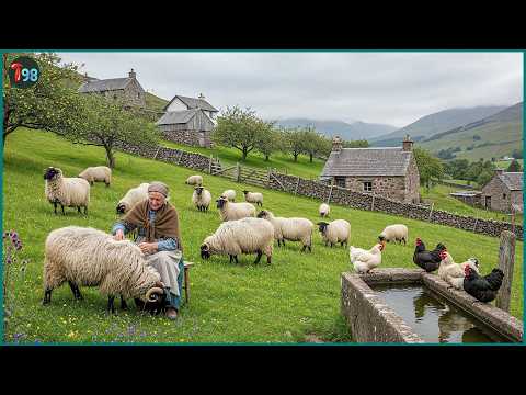 Peaceful Countryside Life in Scotland – Sheep Farming, Fruit Harvesting & Simple Living