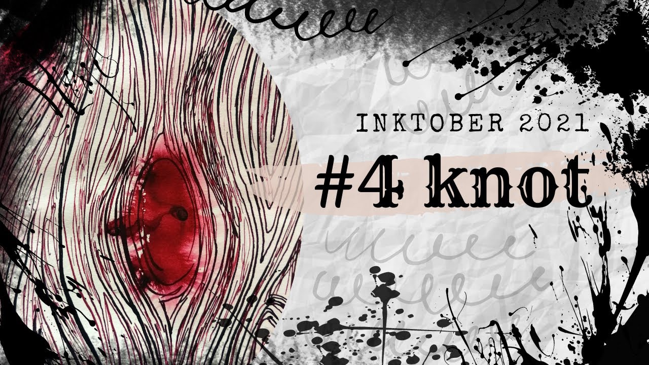#4 Knot | inktober 2021 | ink illustration | speedpainting