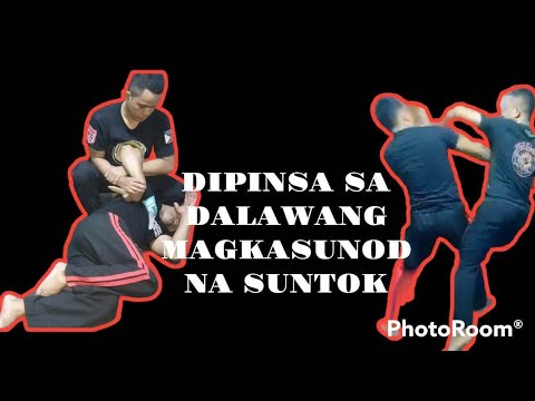 DALAWANG PARAAN SA PAG DIPINSA SA DALAWANG MAGKASUNOD  NA SUNTOK OR PUNCHING