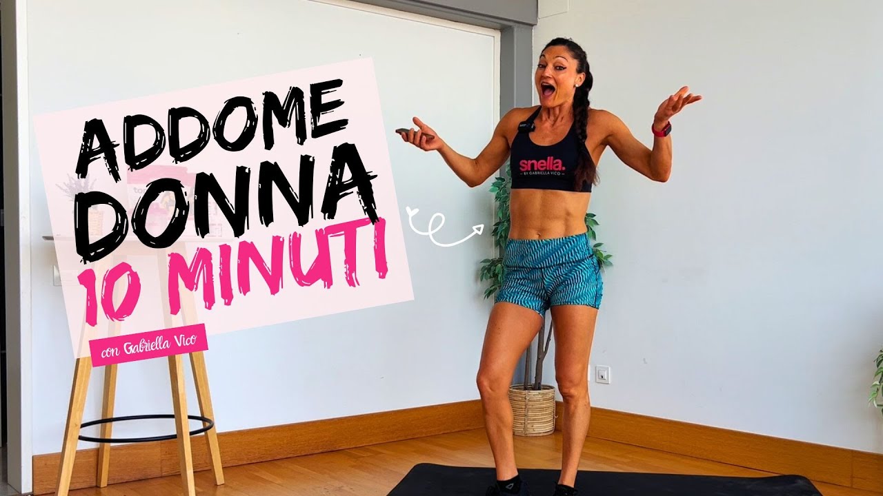 Esercizi Addome Donna: Allenamento Pancia Piatta a Casa in 10 minuti