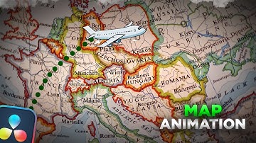 Map Animation in Davinci Resolve | Full Tutorial |