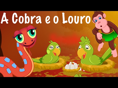 Desenho infantil estilizado de cobra