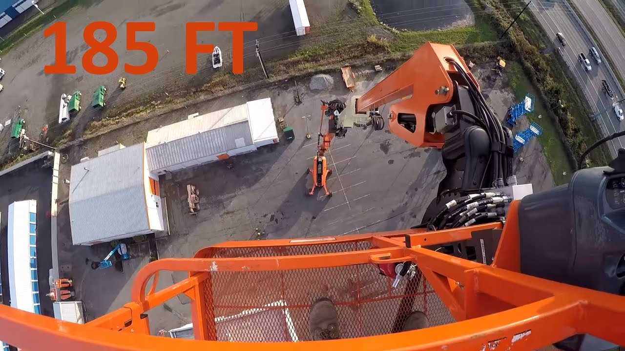 Worlds Tallest Boom Lift 185 Feet JLG 1850SJ Don t Look Down YouTube worlds-tallest-boom-lift-185-feet-jlg-1850sj-don-t-look-down-youtube