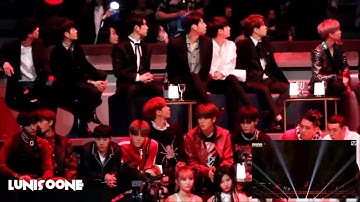 161202 GOT7, NCT, TWICE Reaction to EXO 