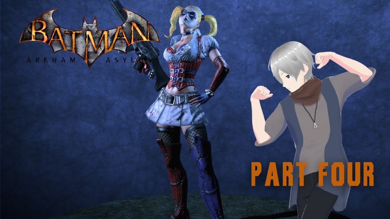 Chasing Harley Quinn Batman Arkham Asylum gaming letsplay story 