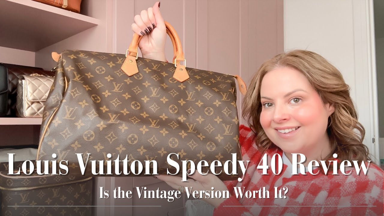 Louis Vuitton Speedy 40 Review | Is the Vintage Version Worth It