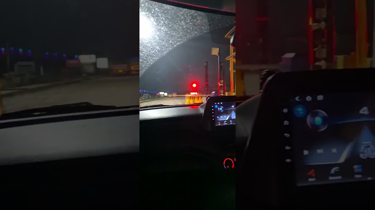 Crossing toll plazza without paying any type of toll fee 