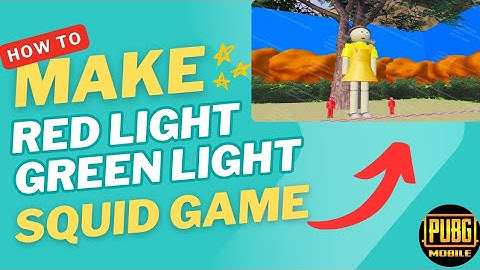 How To Make a Squid Game Red Light Green Light Map | How To Make a Squid Game In Pubg Mobile WoW#wow