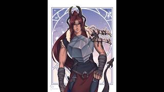 Freya Casimiria Reveal Speedpaint #art #speedpaint #timelapse #echo #freya