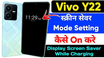 How To Enable Screen Saver Mode Setting On Vivo y22 | Vivo y22 Screen Saver Setting Kaise On Kare