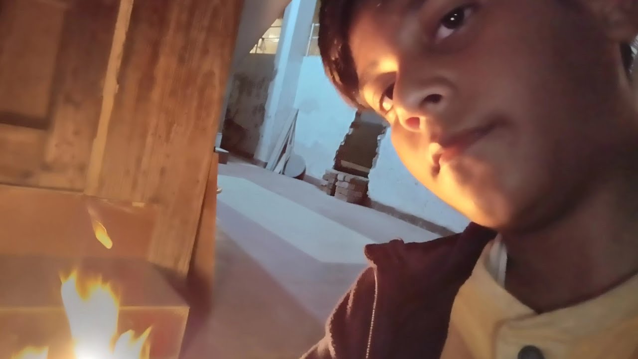 Doing bonfire 🔥 in my porch - YouTube
