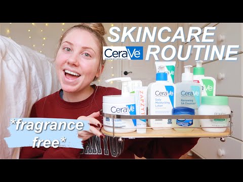 MY DRUGSTORE SKINCARE ROUTINE 2020!! // CeraVe, Fragrance Free, Acne-prone Skin, Body Acne