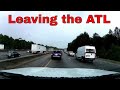 Leaving the Airport in Atlanta - Dash Cam