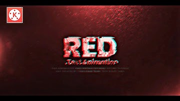 Glassy Glitch Text Effect in Kinemaster - Kinemaster Video Editing