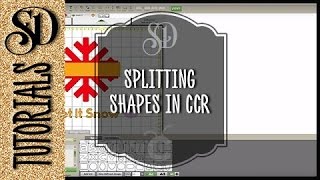 Splitting Shapes in Cricut Craft Room
