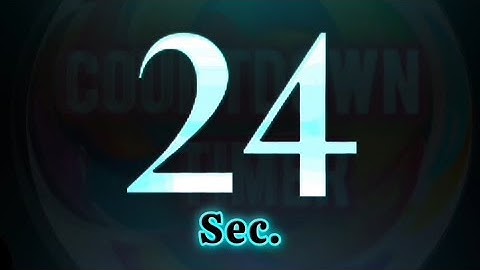 24 Seconds Timer with ticking Sound effects🎶 #shortvideo #video #countdown #timer⏰️