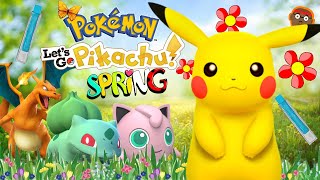 Pokemon Spring Fun Run | Springtime Run and Freeze | Pikachu Brain Break | PhonicsMan Fitness Club