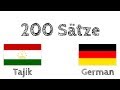 200 Sätze - Tadschikisch - Deutsch