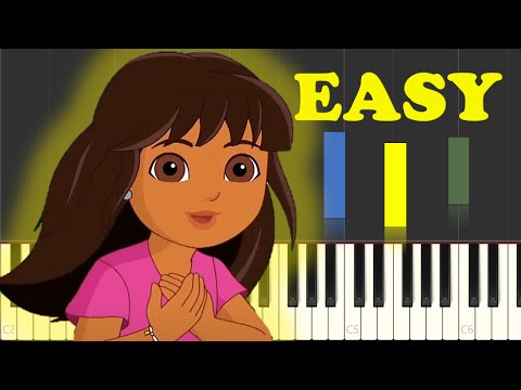 How To Play Dora and Friends Back Home Piano Tutorial EASY