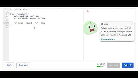 How To Do The Challenge: Mouse Tracker on Khan Academy Computer Programming, JavaScript