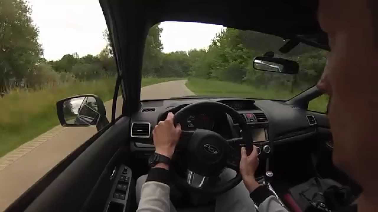 Subaru WRX STI 1000 meters run