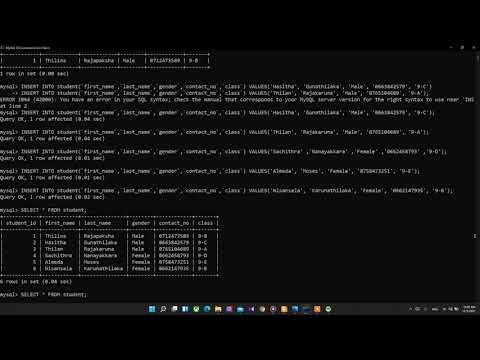 DBMS Question Session 46 | 1st Year | Semester 01 | Java Institute | Nidula Gunawardana