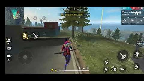 Free fire playing on of the live